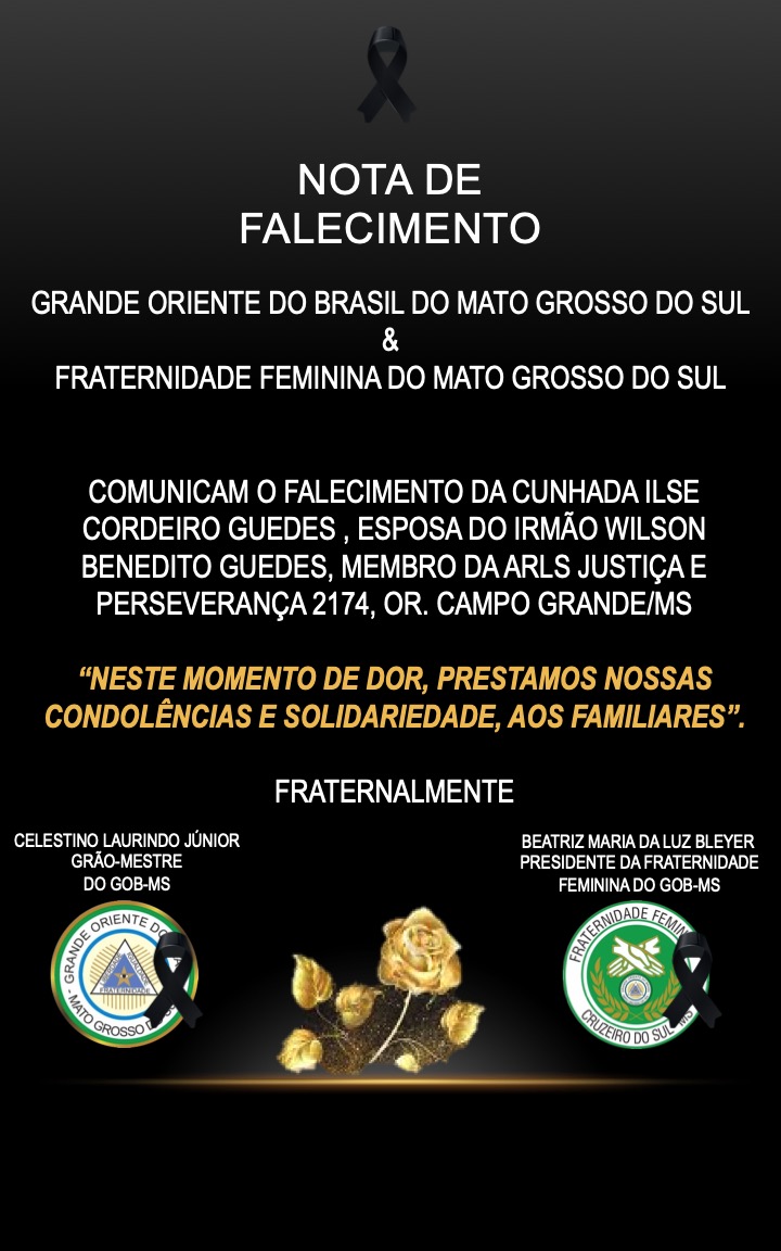 Read more about the article NOTA DE FALECIMENTO – 16/06/2020