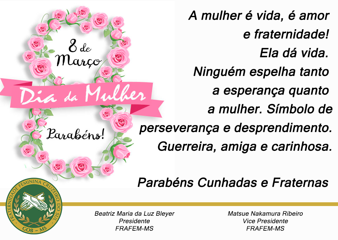 Read more about the article 8 de Março Dia Internacional da Mulher