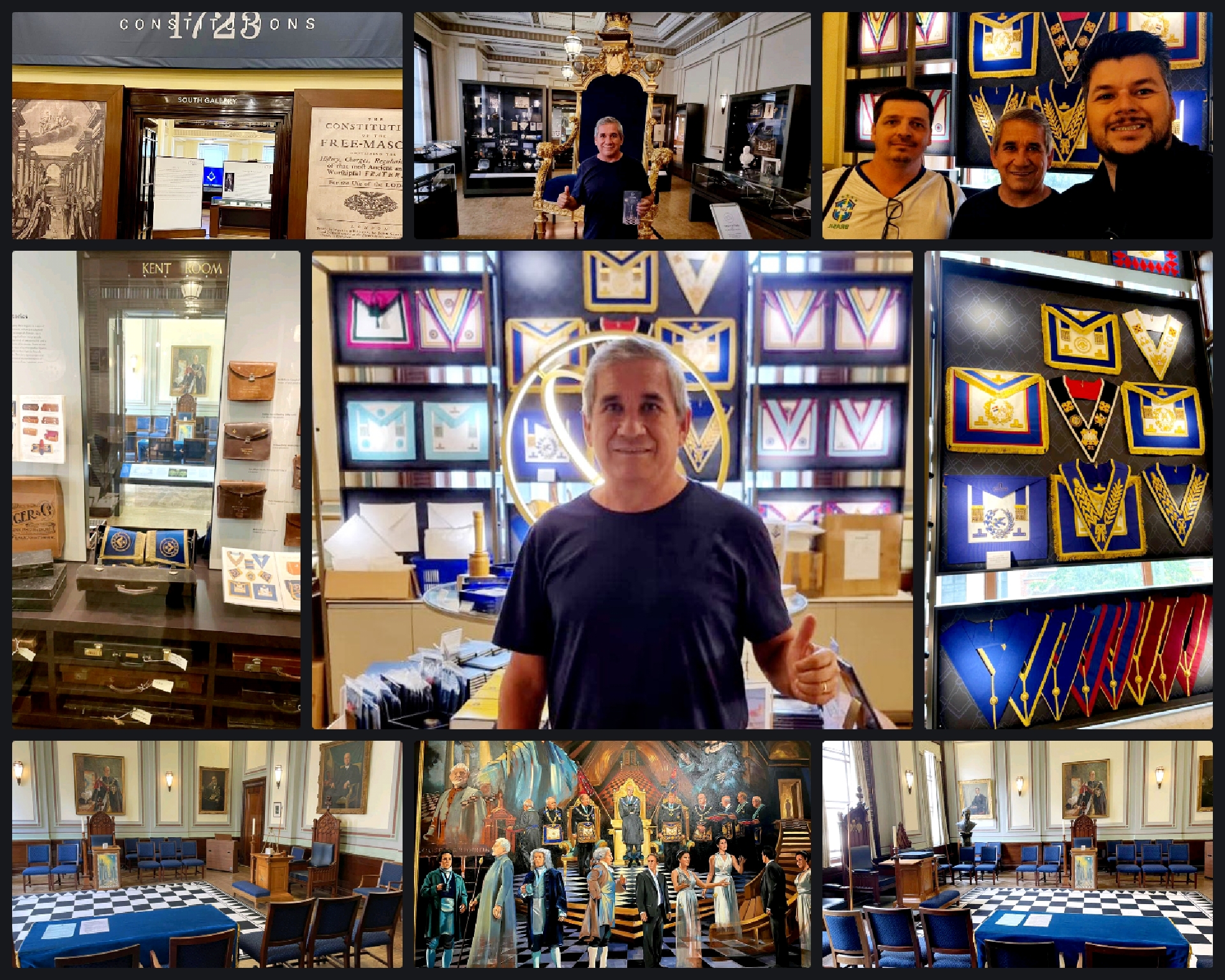 Read more about the article Visita ao Freemasons` Hall – Londres – Grão Mestre Estadual Adjunto – Irmão José Luiz dos Reis Chaves