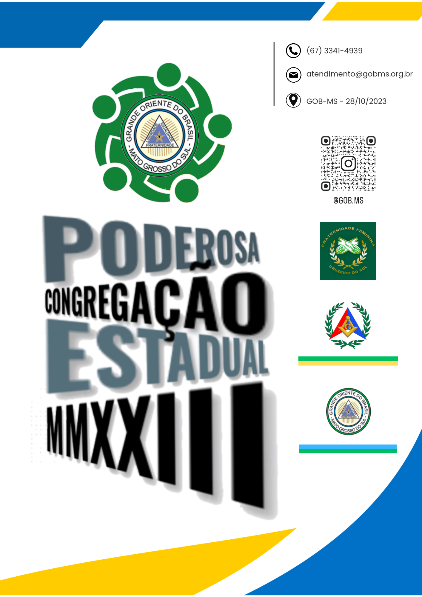 Read more about the article Decreto 003 DE 29/09/2023 – GOB-MS – Poderosa Congregação Estadual – Convovação