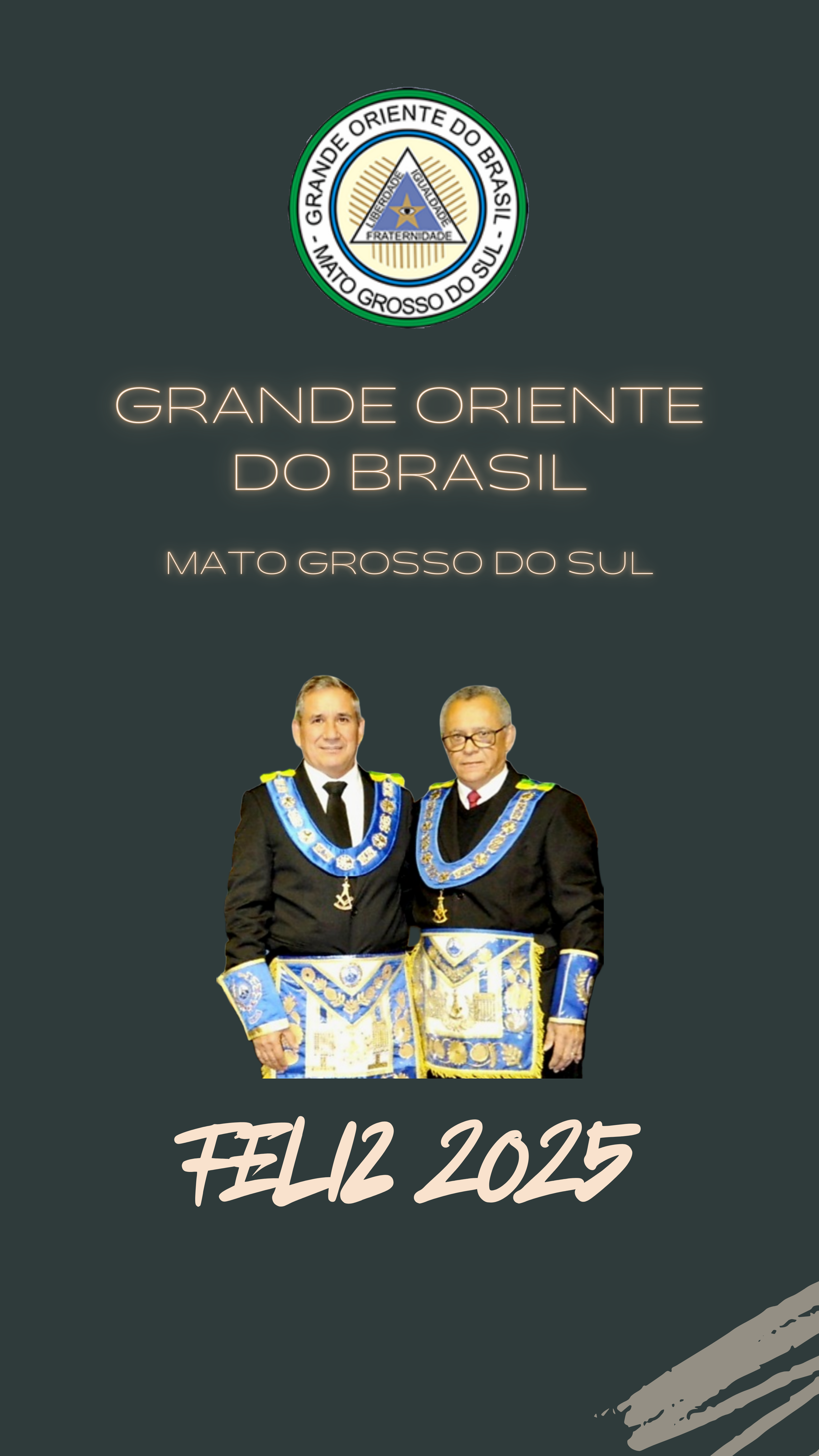 Read more about the article Mensagem de fim de ano do Grão Mestrado do GOB-MS aos Obreiros do Estado