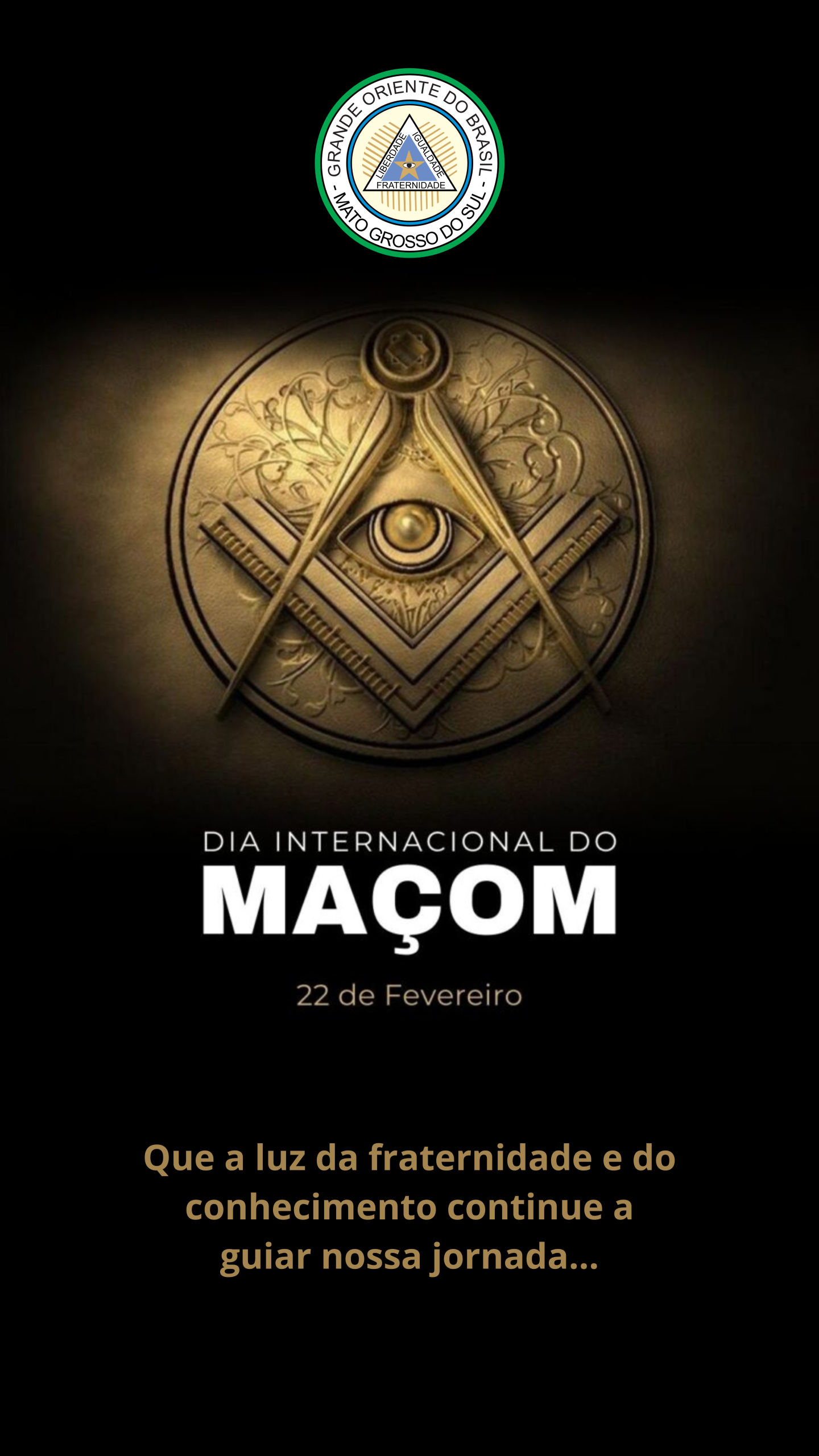 No momento, você está visualizando Dia Internacional do Maçom – 22/02/2026