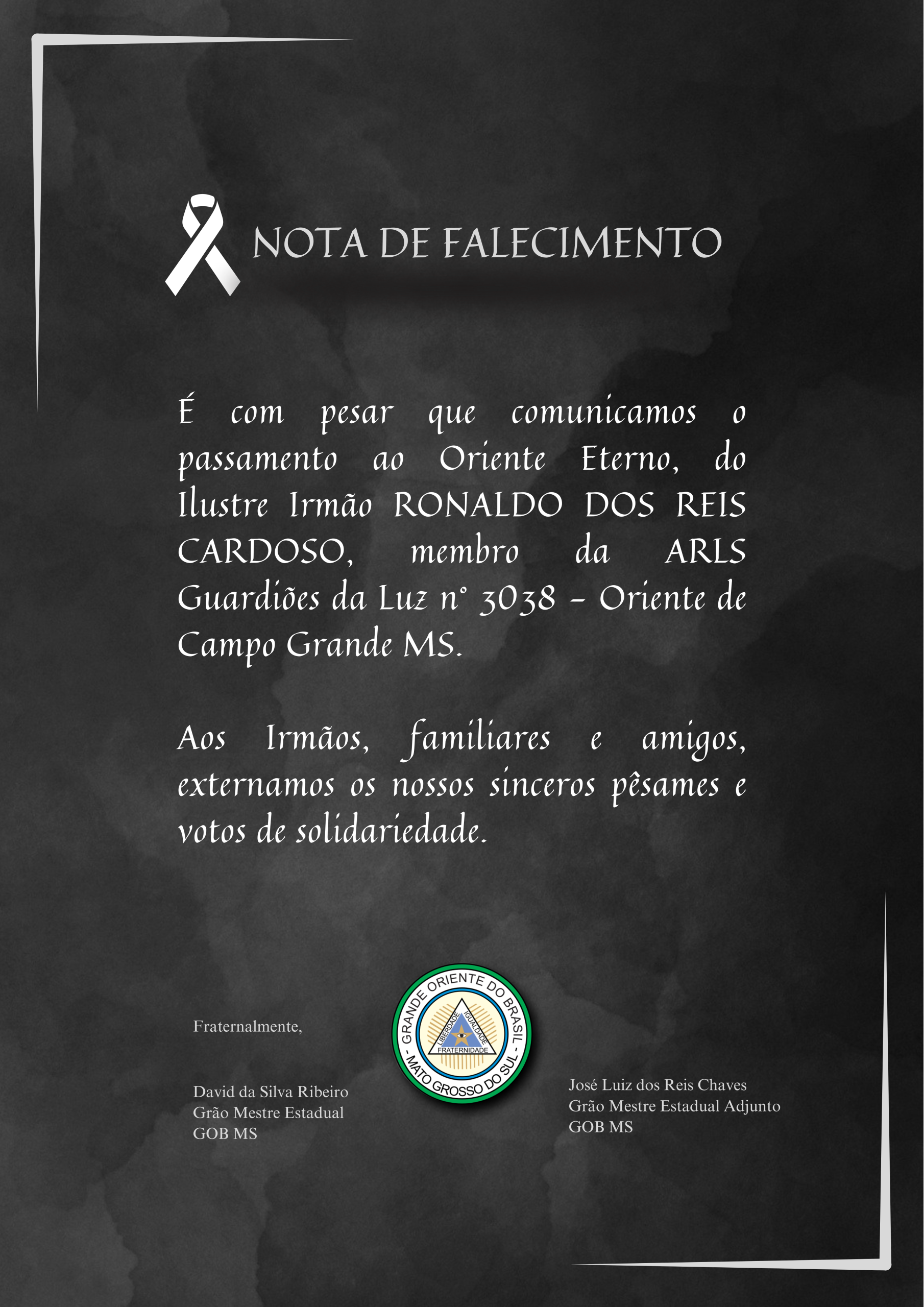 You are currently viewing Nota de Falecimento