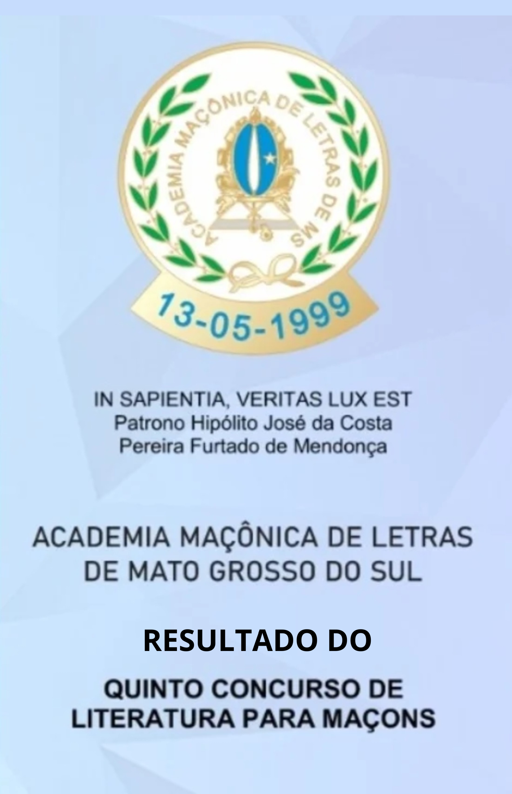 No momento, você está visualizando A AMLMS divulga os resultados do 5° Concurso de Literatura para Maçons – 03/08/2026